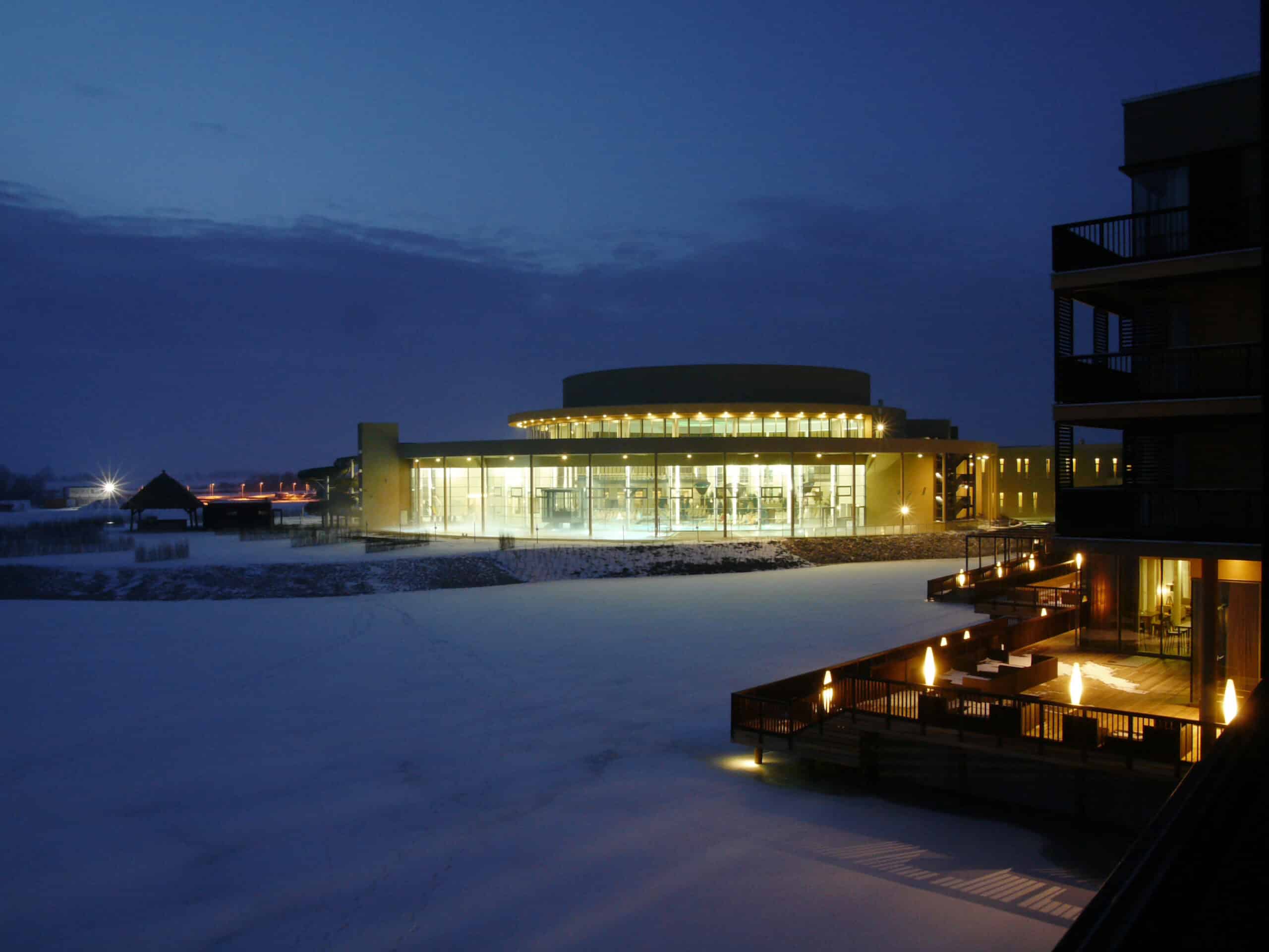 © St. Martins Therme | Außenaufnahme Winter