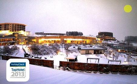 Winterliche Therme Stegersbach mit Thermenhotel PuchasPlus